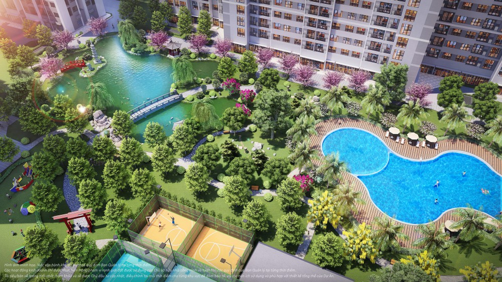 Vườn Nhật Vinhomes Grand Park cũng sẽ là điểm check in lý tưởng của khách du lịch tới tham quan