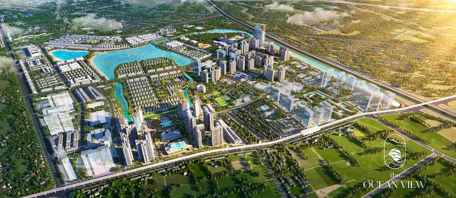 Tòa P1 trong lòng “quận Ocean” sở hữu vị trí trung tâm đô thị hiện đại, sôi động bậc nhất phía Đông Hà Nội trong tương lai