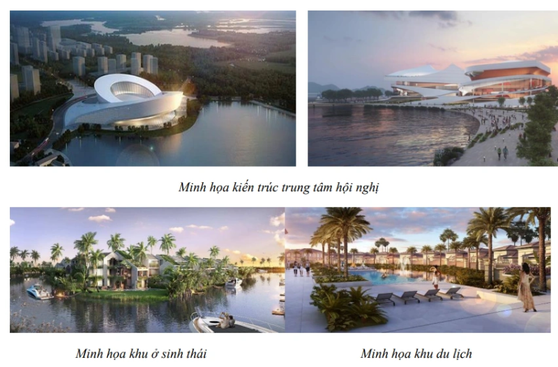 Minh họa khu B tại Vinhomes Green Paradise Cần Giờ
