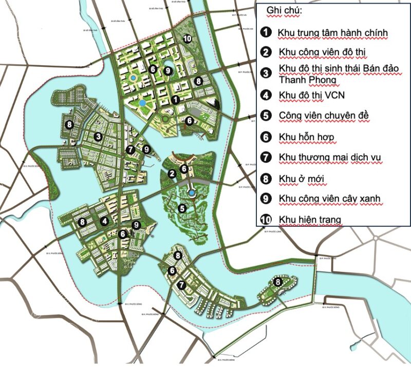 Tổng thể mặt bằng quy hoạch dự án Sun Group Nha Trang