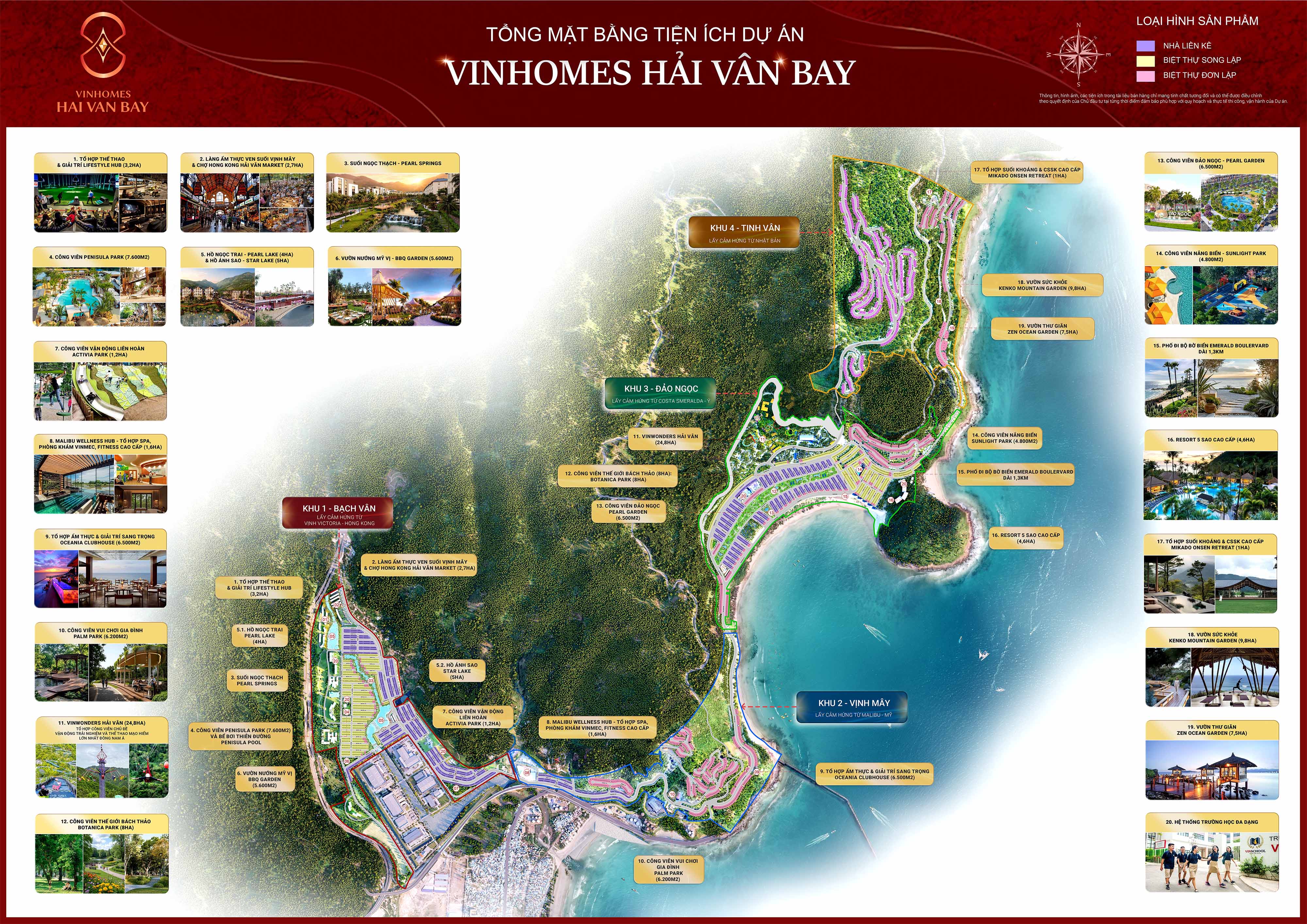 Tổng mặt bằng dự án Vinhomes Hải Vân Bay Đà Nẵng